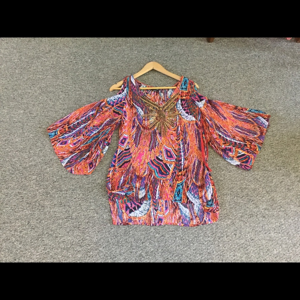 Colorful Bebe dress, size XS